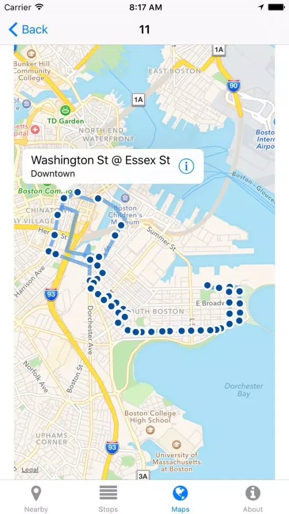 MBTA Now Screenshots