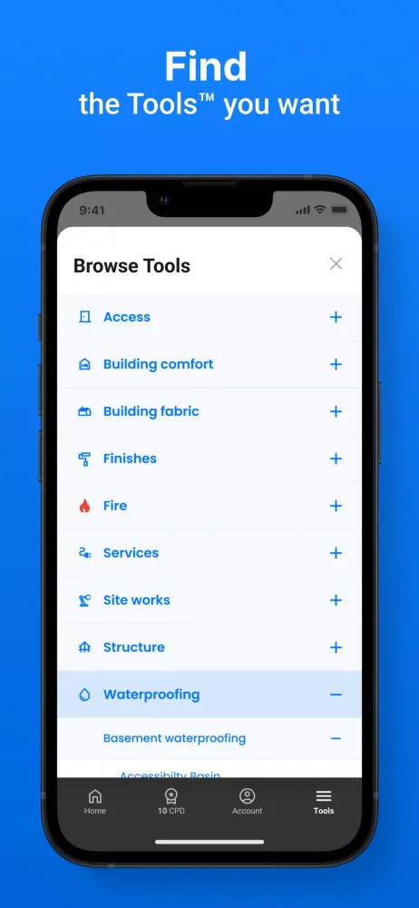 Building Tools Screenshots
