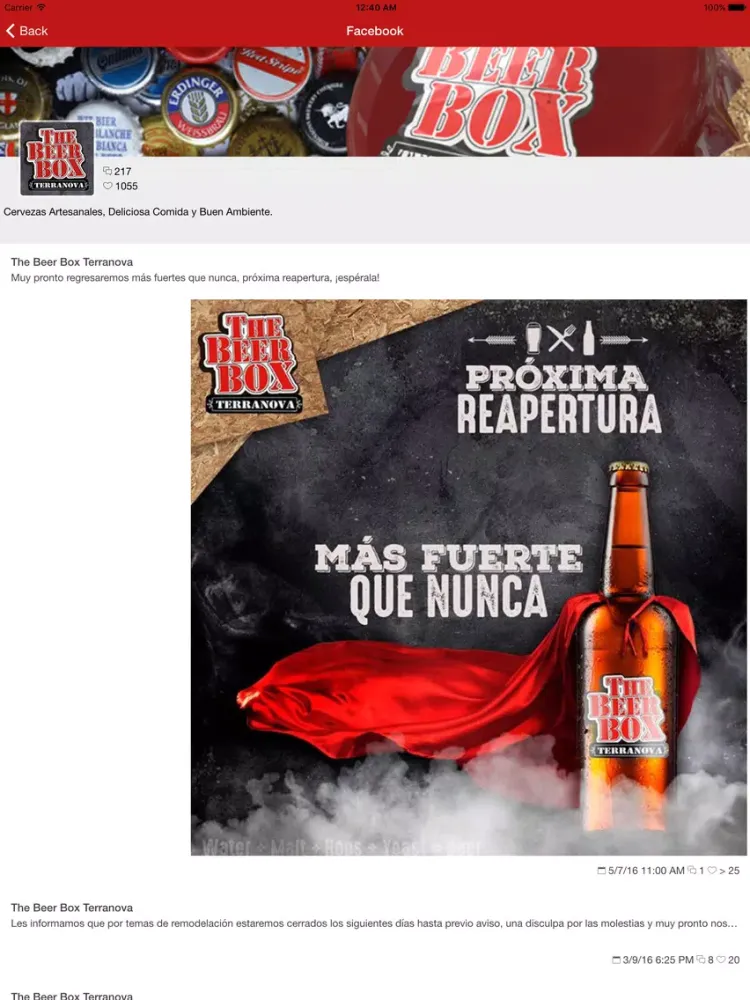Captures d'écran de The Beer Box Terranova iPad 