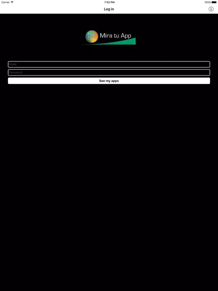 Zrzuty ekranu Total Club Mira Tu App iPad 