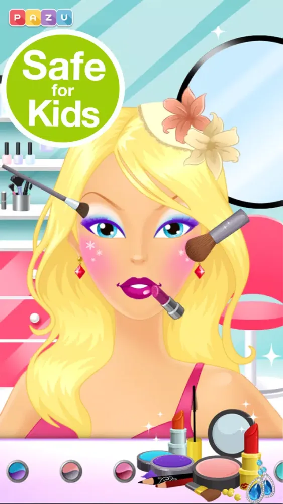 Makeup Girls - Make Up & Beauty Salon game for girls, by Pazu স্ক্রিনশট