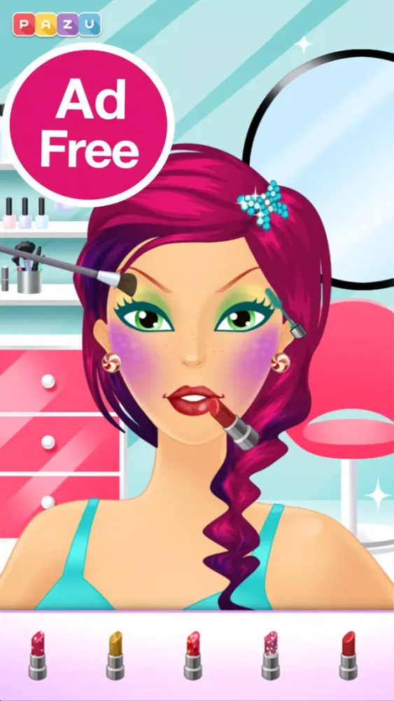 Makeup Girls - Make Up & Beauty Salon game for girls, by Pazu স্ক্রিনশট