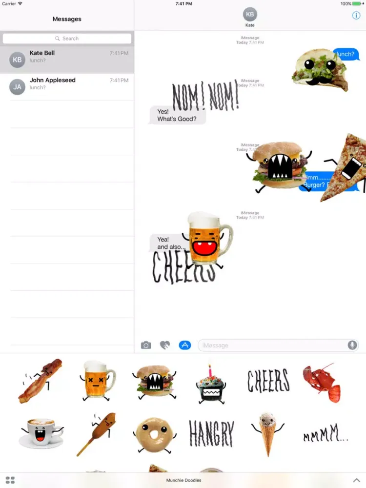Скриншоты Munchie Doodles iPad 