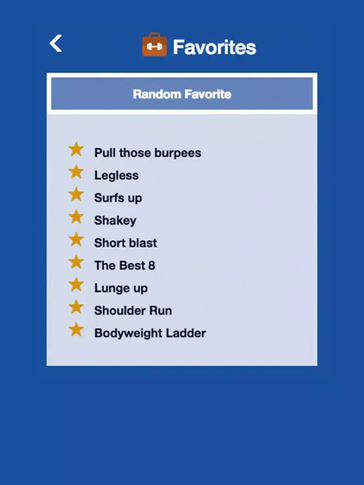 Travel Workouts | WODs - TrekFit iPad  스크린샷