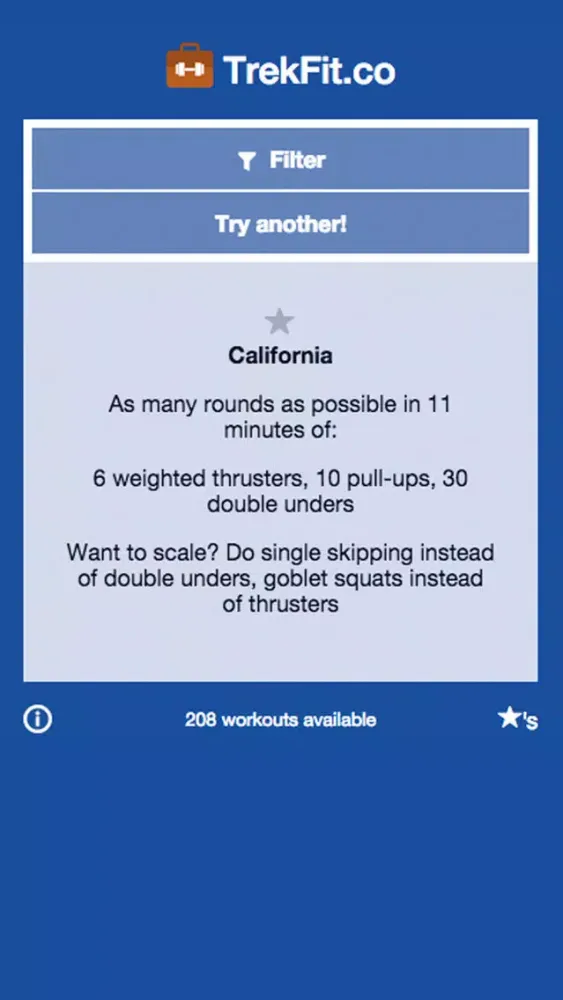 Travel Workouts | WODs - TrekFit 스크린샷