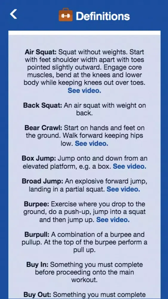 Travel Workouts | WODs - TrekFit 스크린샷