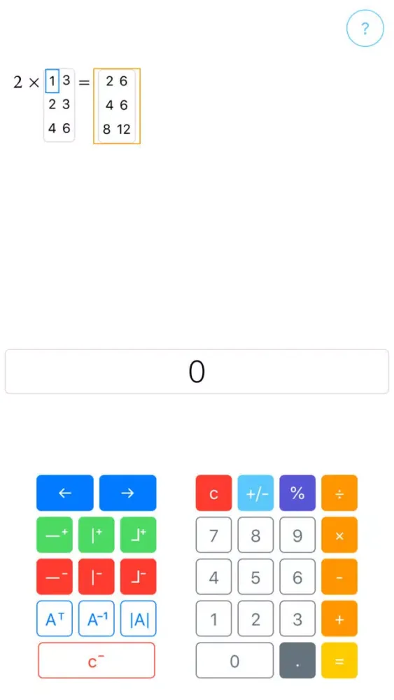 Screenshot di Matrix qCalculator