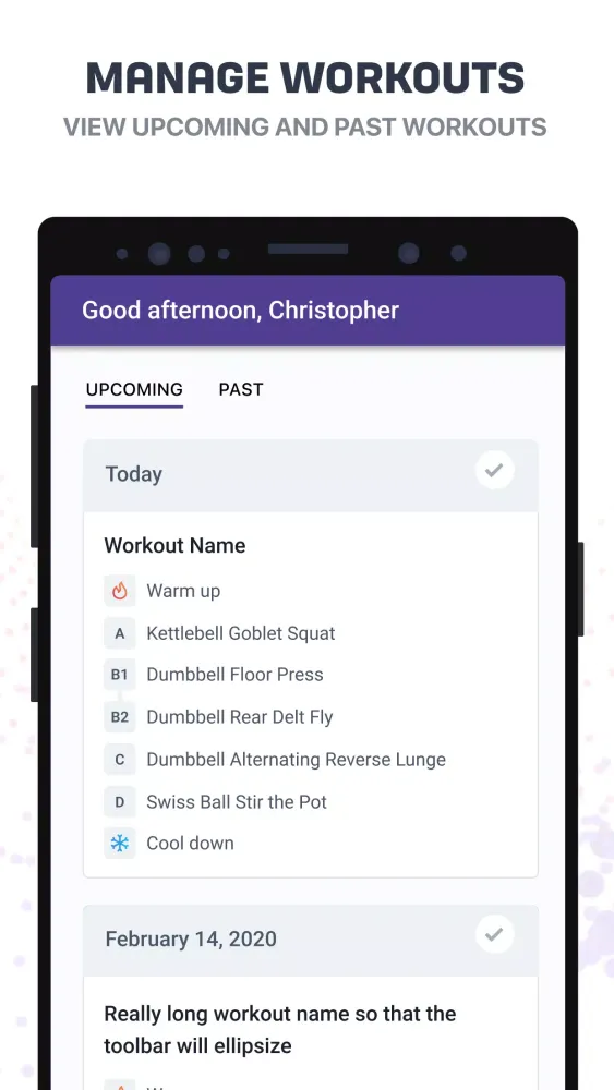 TrueCoach Screenshots