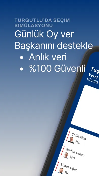 Ảnh chụp màn hình của Turgutlu Secim Simülasyonu