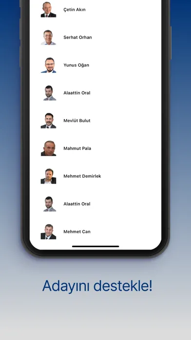 Ảnh chụp màn hình của Turgutlu Secim Simülasyonu