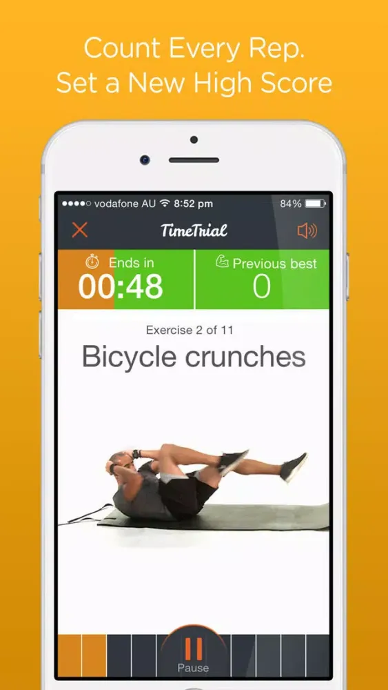 Time Trial Workout - short sharp home workouts سکرین شاٹس