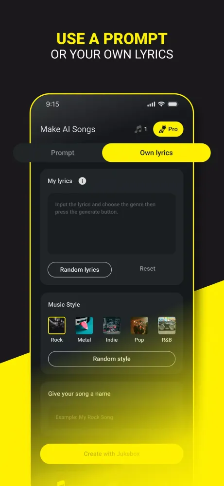 Скриншоты AI Song Generator - Jukebox
