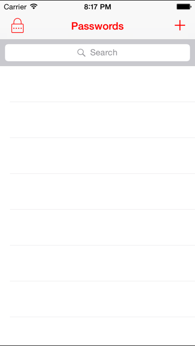 Captures d'écran de Finger Vault Password Manager