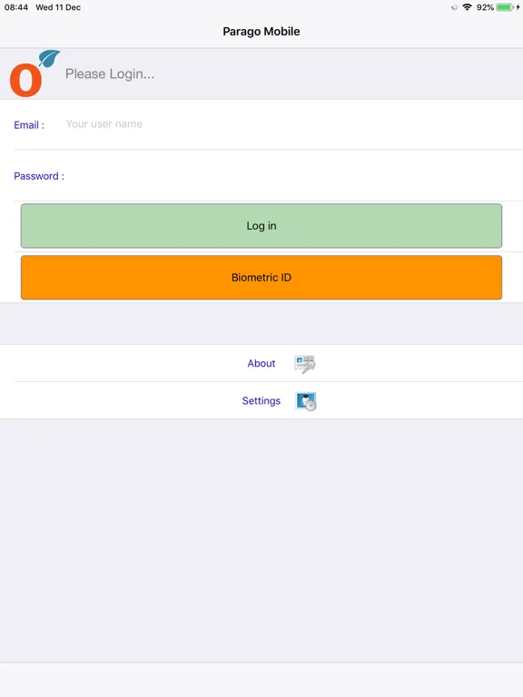 Parago Mobile 8 iPad  سکرین شاٹس