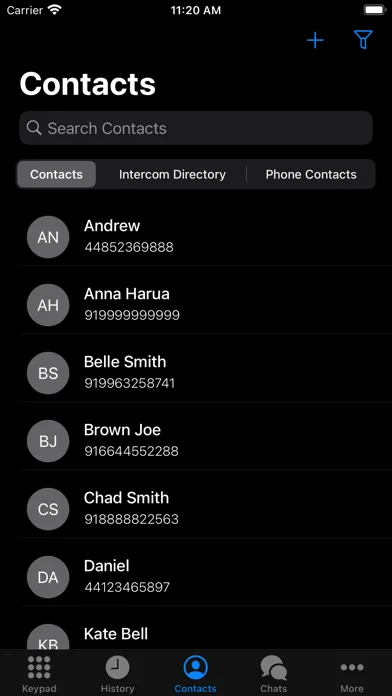 Скриншоты Acefone - Softphone