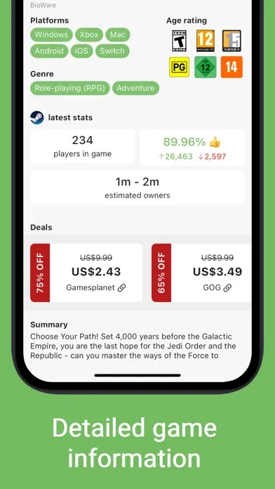 Helios: PC Game Deals Screenshots