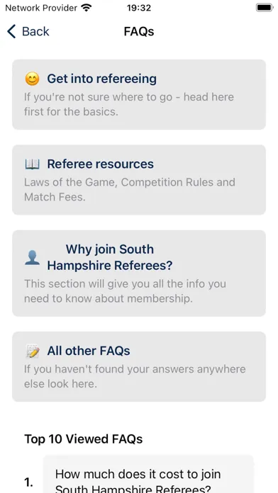 Screenshot di South Hampshire Referees