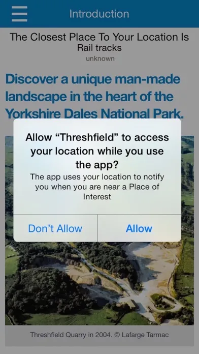 Capturas de tela do Threshfield Quarry Heritage