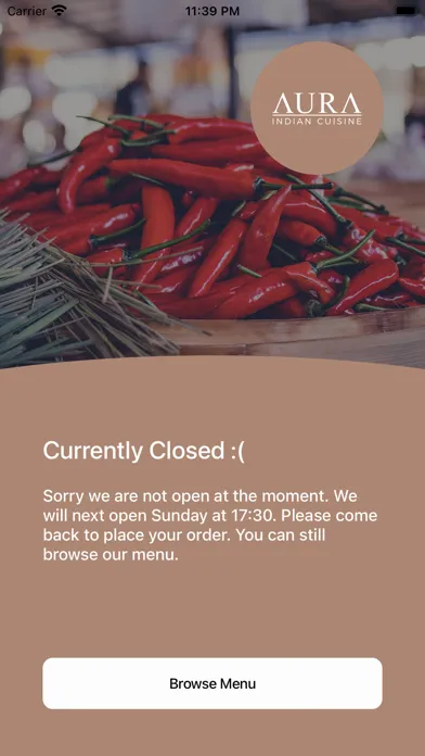 Aura Indian Cuisine应用截图