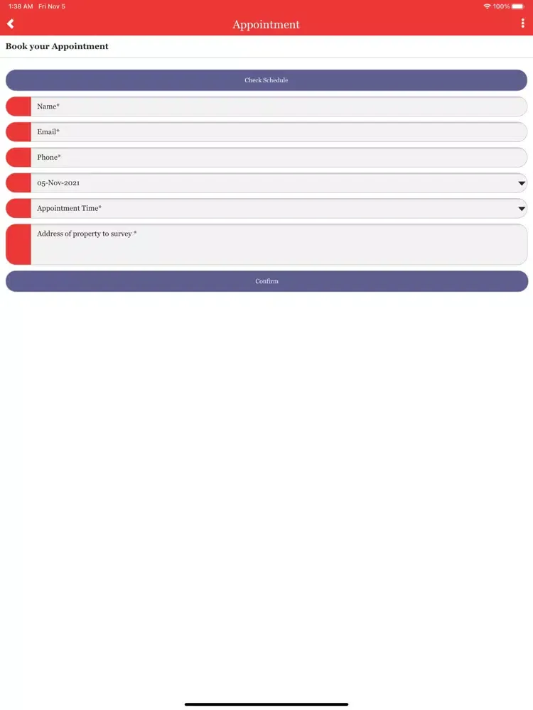 Zrzuty ekranu BCS Painting & Decorating Ltd iPad 