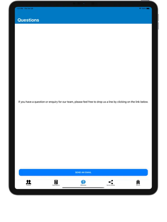 Zrzuty ekranu Benson Wood iPad 