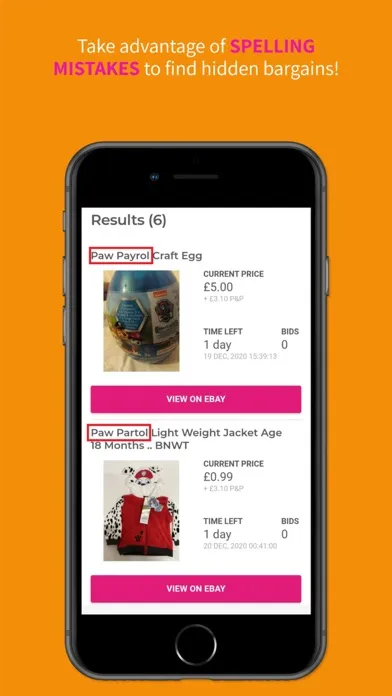 bidkit local ebay deals finder स्क्रीनशॉट