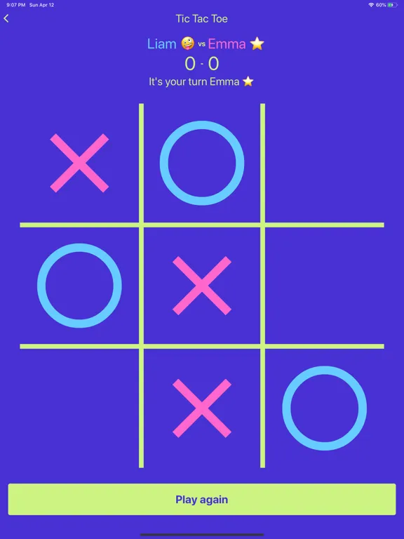 Captures d'écran de Tic Tac Toe: 3 In A Row iPad 