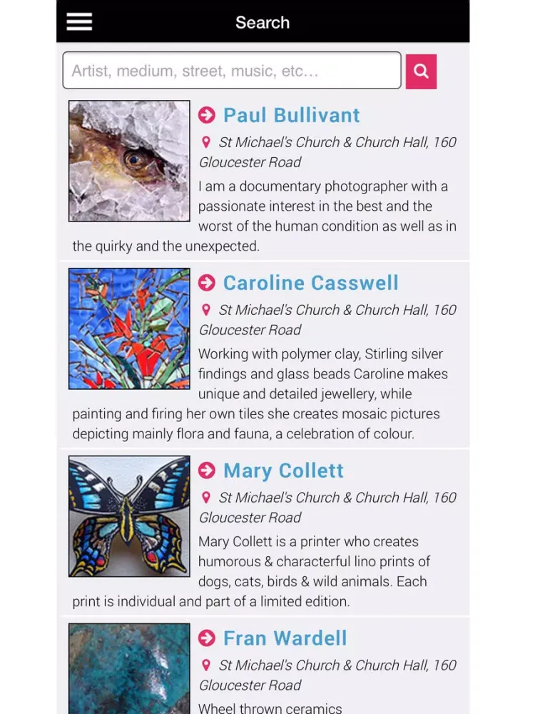 North Bristol Art Trail iPad  Ekran Görüntüleri