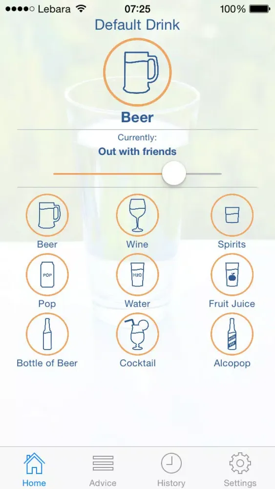 Screenshot di One Drink One Click