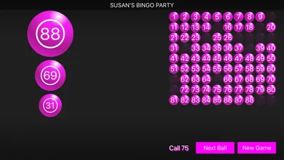 Tangkapan layar Bingo Caller Machine