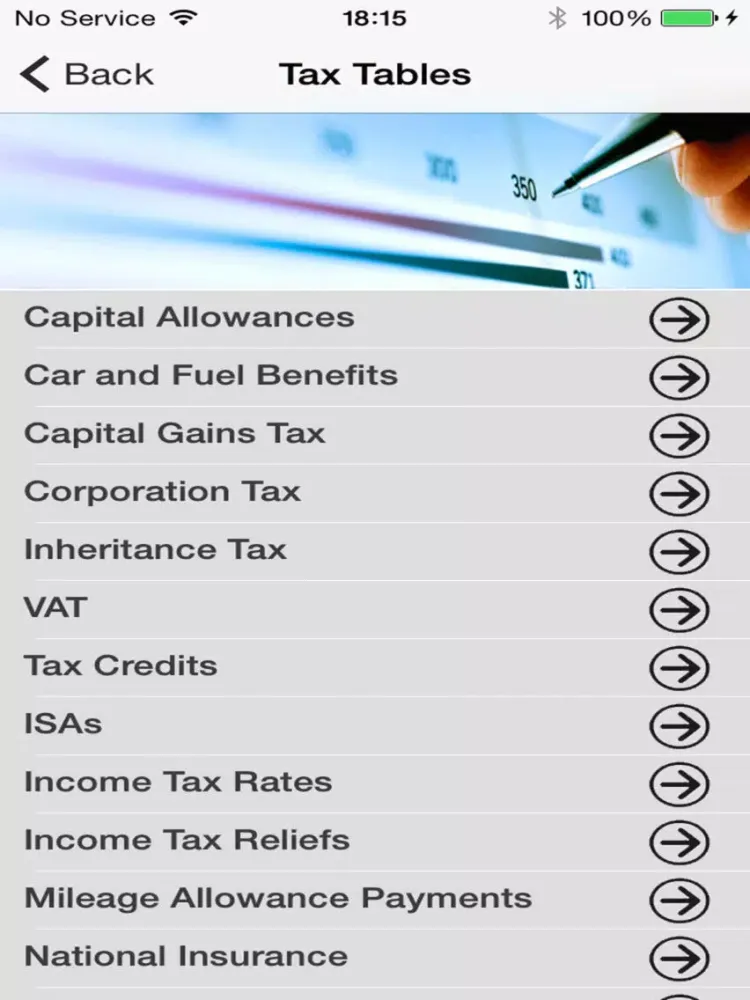 Captures d'écran de Lyon Griffiths Tax Tools UK iPad 