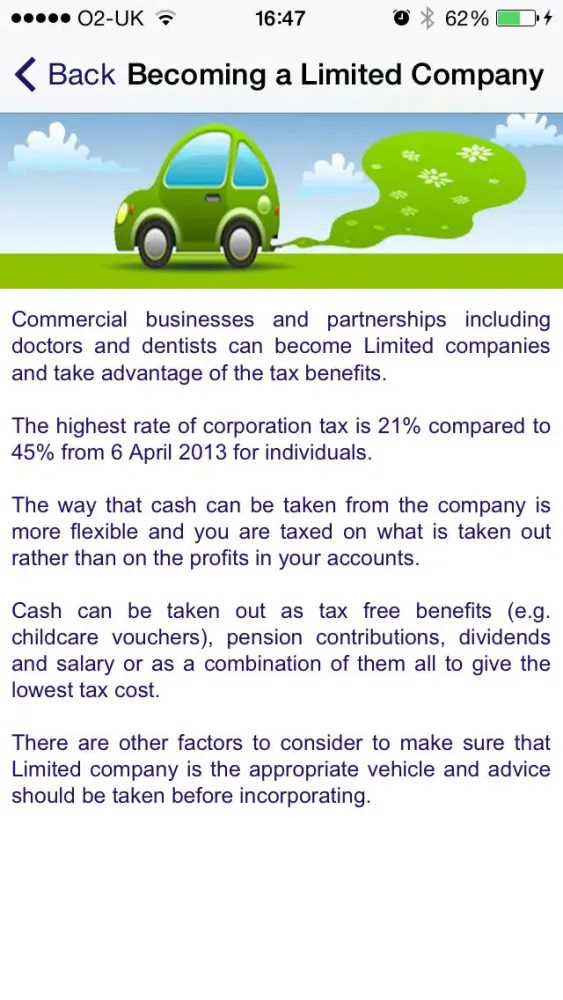 Tangkapan skrin Moore and Smalley Chartered Accountants UK