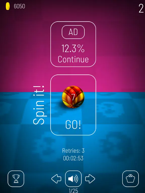 Capturas de tela do Spin it! iPad 
