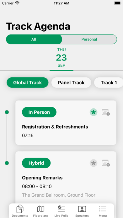 BNP Paribas CIB Events Screenshots
