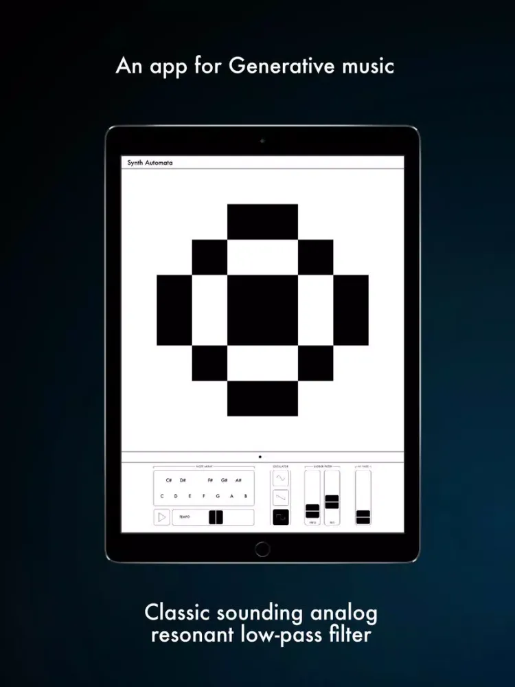 Synth Automata - Automata Controlled Synthesizer iPad 应用截图