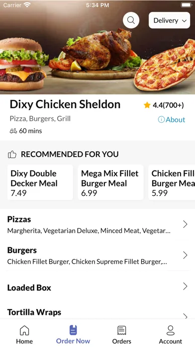 Dixy Chicken Sheldon. Ekran Görüntüleri