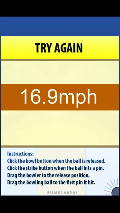 Captures d'écran de Bowling Speed