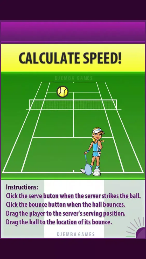 Tennis Serve Speed Screenshots