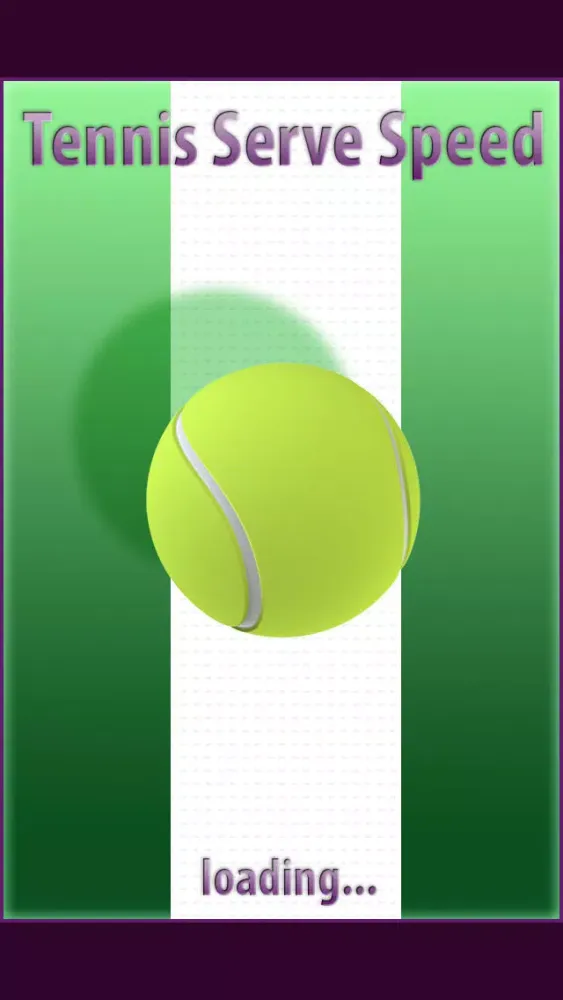 Tennis Serve Speed Screenshots