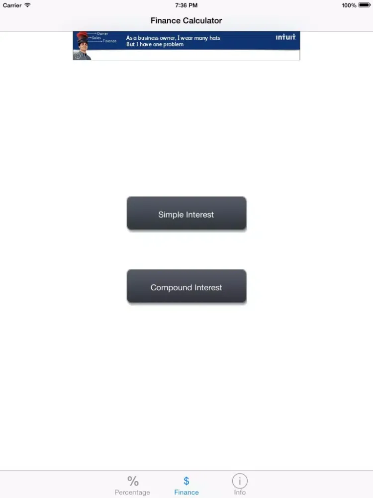 Percentage Calculator 2014 Free iPad  স্ক্রিনশট
