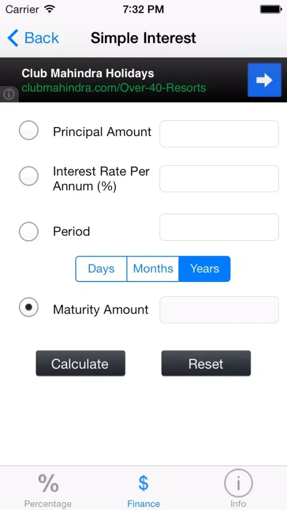 Percentage Calculator 2014 Free স্ক্রিনশট