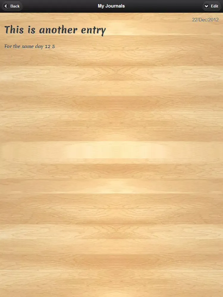 My Journal Diary uptothesky iPad 應用截圖