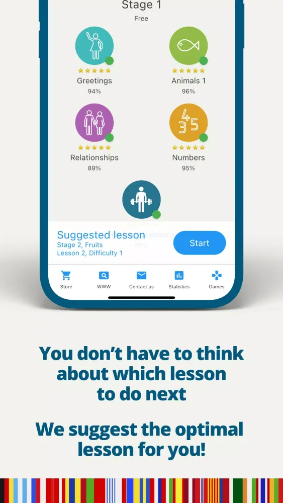 Qlango: Learn 45 languages Screenshots