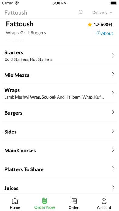 Fattoush Cardiff Screenshots