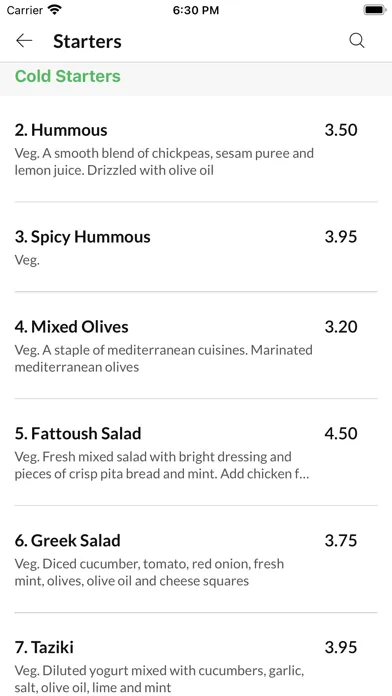 Screenshot di Fattoush Cardiff