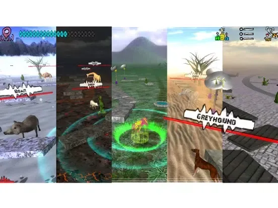 ภาพหน้าจอของ Spirit Animals Go! iPad 