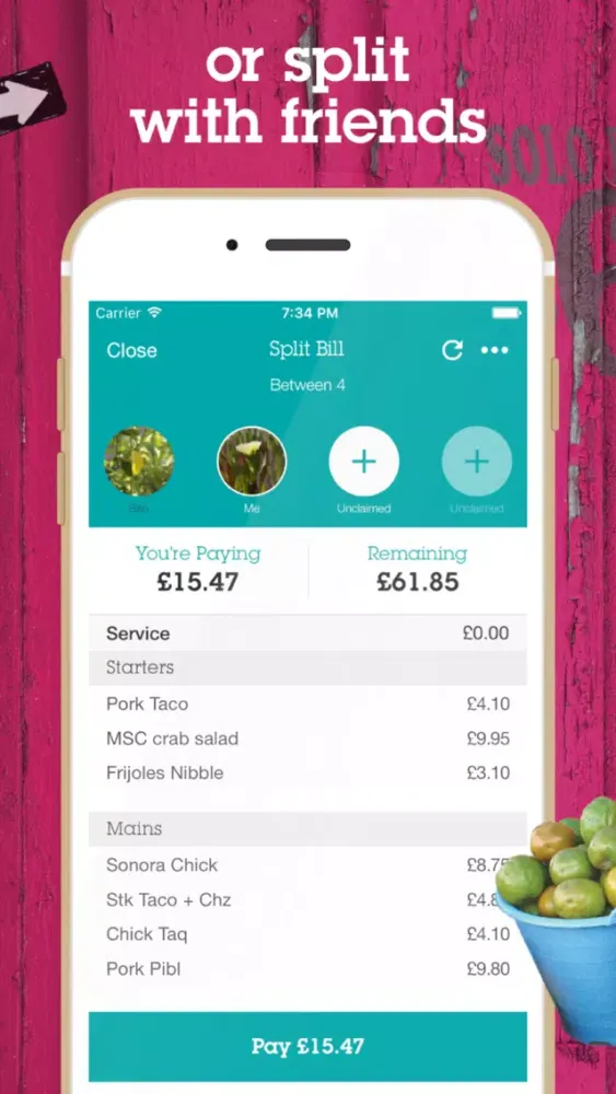 Скриншоты Wahaca QuickPay