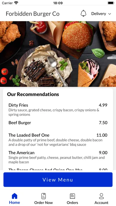 Forbidden Burger Co应用截图