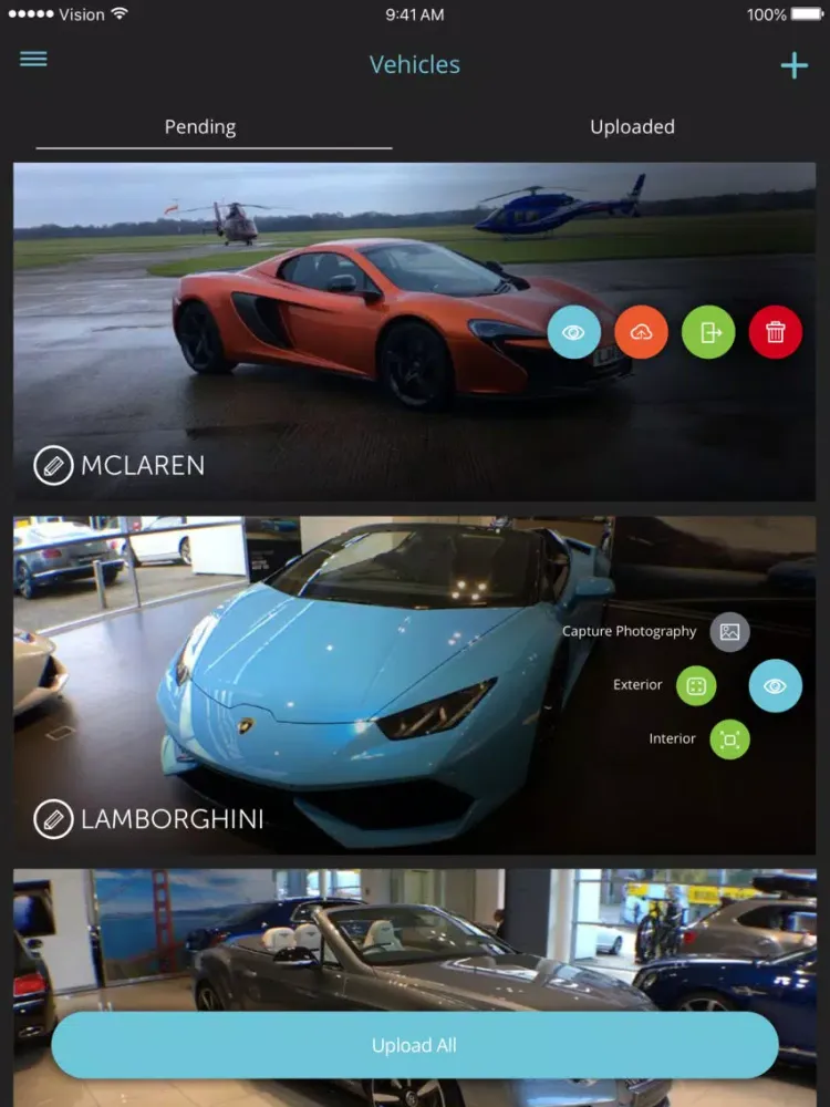 NetDirector® Vision iPad  スクリーンショット