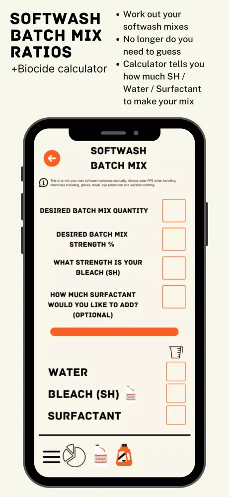 Captures d'écran de Pressure Washing Calculator